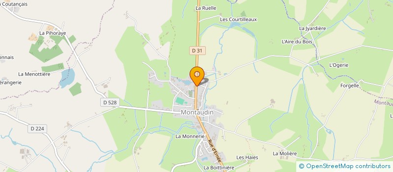 localisation de l'entreprise VOYAGES CANTIN à MONTAUDIN