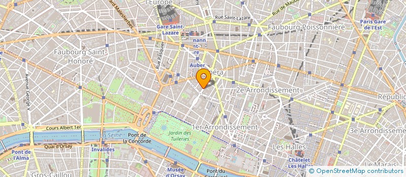 localisation de l'entreprise VOYAGES CONFIDENTIELS à PARIS
