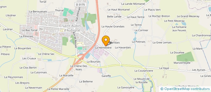 localisation de l'entreprise VOYAGES CRESPEL à SAINT-AUBIN-D'AUBIGNE
