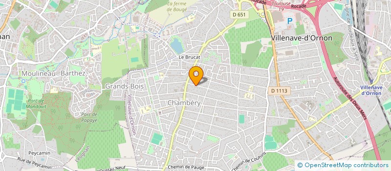 localisation de l'entreprise VOYAGES DE L'ESPRIT  SAINT-VINCENT-DE-PAUL