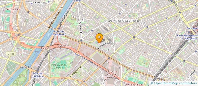 localisation de l'entreprise VOYAGES & DECOUVERTE DES CULTURES MONDE  PARIS