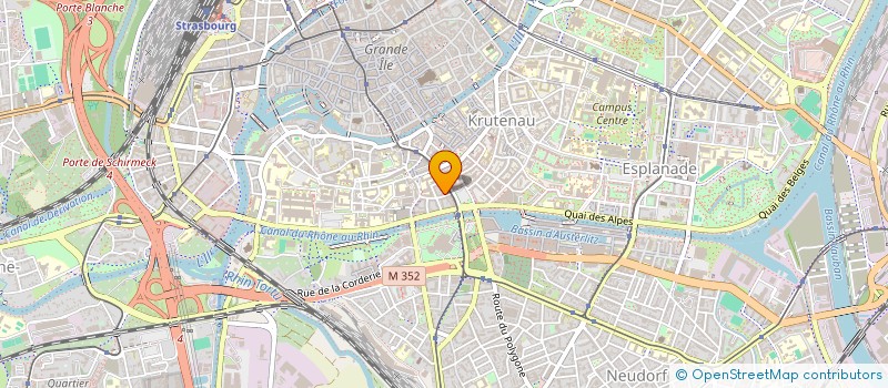 localisation de l'entreprise VOYAGES DECOUVERTES CURES-THERMALES à STRASBOURG