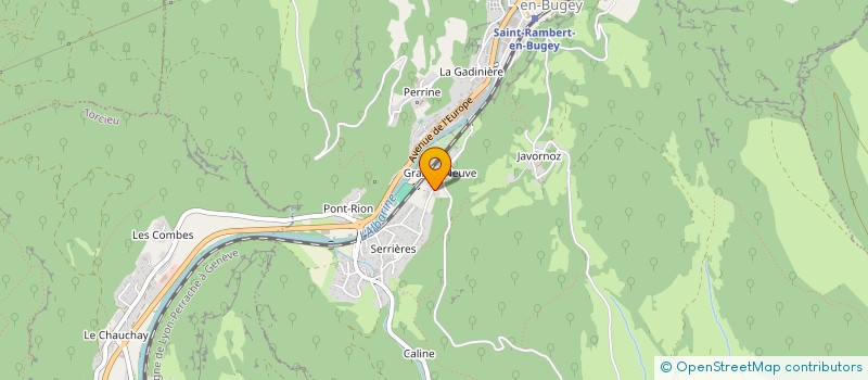 localisation de l'entreprise VOYAGES EN CONSCIENCE  SAINT-RAMBERT-EN-BUGEY