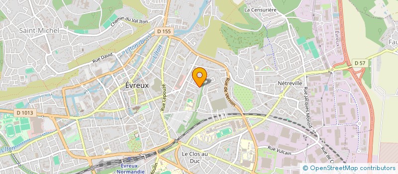 localisation de l'entreprise VOYAGES ET AVENTURES à EVREUX