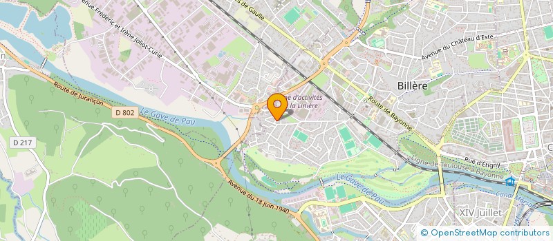 localisation de l'entreprise VOYAGES ET IMAGES DU MONDE  BILLERE