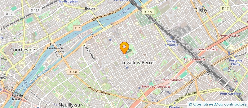 localisation de l'entreprise VOYAGES ET SOUVENIRS à LEVALLOIS-PERRET