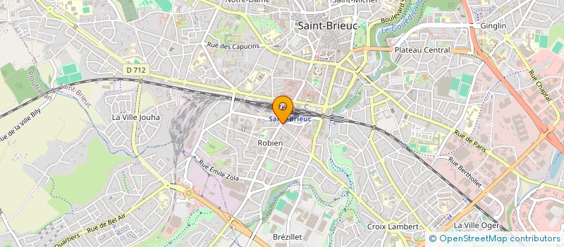 localisation de l'entreprise VOYAGES FLAGEUL à SAINT-BRIEUC