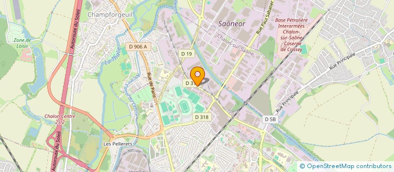 localisation de l'entreprise VOYAGES GIRARDOT ORGANISATION  CHALON-SUR-SAONE