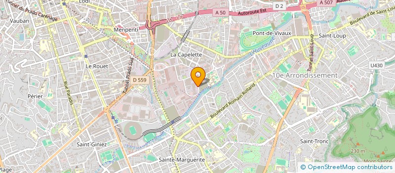localisation de l'entreprise VOYAGES INTERNATIONAUX TOURISME à MARSEILLE