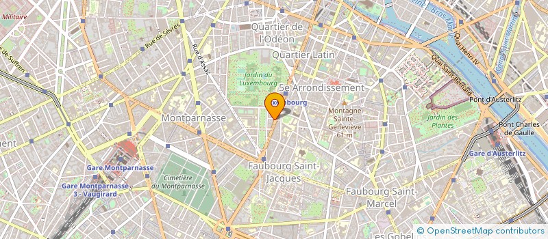 localisation de l'entreprise VOYAGES ITINERIS à PARIS