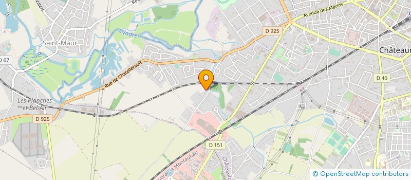 localisation de l'entreprise VOYAGES JOUBERT à CHATEAUROUX