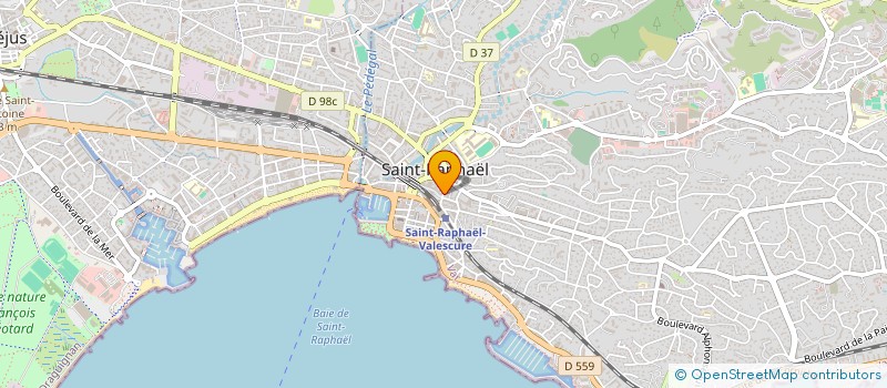 localisation de l'entreprise VOYAGES LOC SCE - EURO VILLA RENOV à SAINT-RAPHAEL