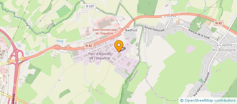 localisation de l'entreprise VOYAGES MOLEUX  SAINT-MARTIN-BOULOGNE