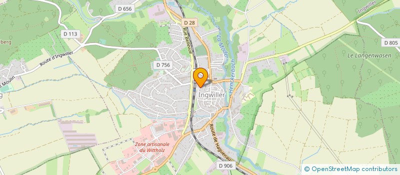 localisation de l'entreprise VOYAGES MUGLER-RINGENBACH SA à INGWILLER