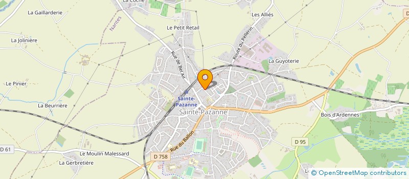 localisation de l'entreprise VOYAGES NANTES TOURISME à SAINTE-PAZANNE