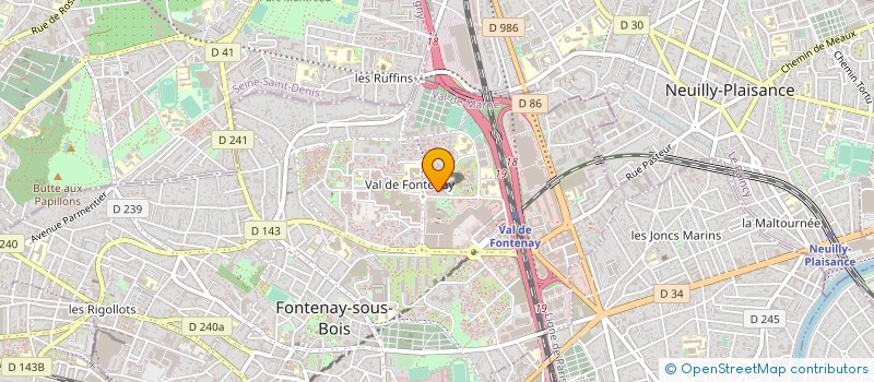 localisation de l'entreprise VOYAGES OLYMPIADES à FONTENAY-SOUS-BOIS