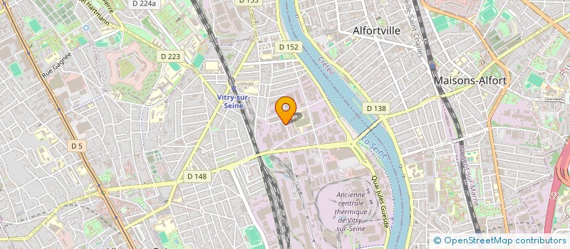 localisation de l'entreprise VOYAGES PERE NOEL.FR  VITRY-SUR-SEINE