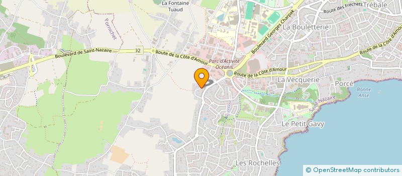 localisation de l'entreprise VOYAGES SEJOURS DECOUVERTES  SAINT-NAZAIRE