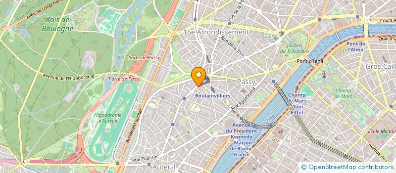 localisation de l'entreprise VOYAGES SEMINAIRES à PARIS