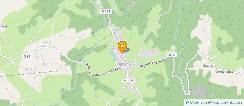 localisation de l'entreprise VOYAGES SESSIECQ à PERIGNEUX