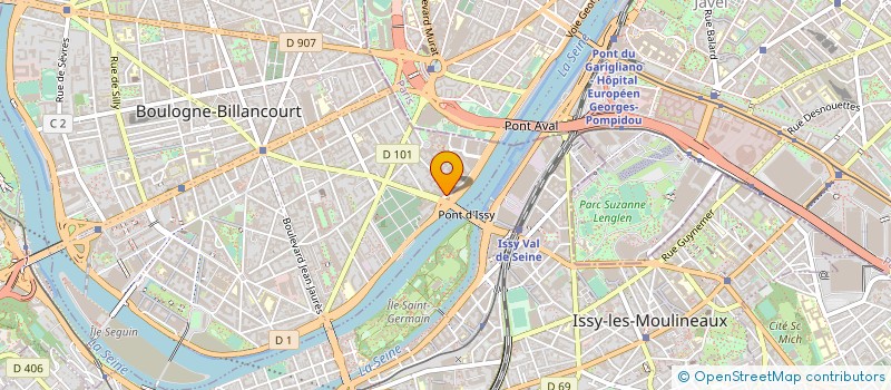 localisation de l'entreprise VOYAGES SPORT ORGANISATION à BOULOGNE-BILLANCOURT