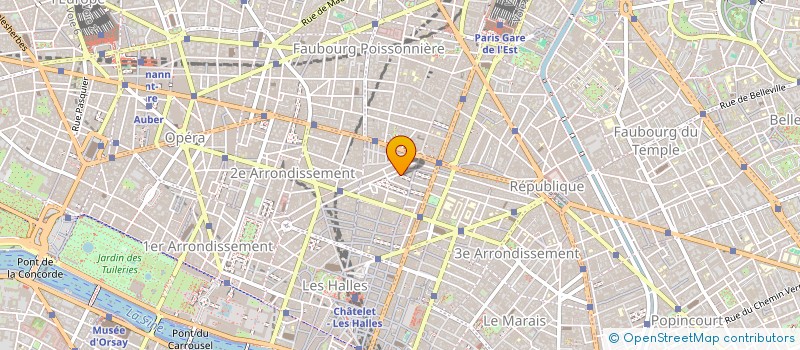 localisation de l'entreprise VOYAGES SYSTEM à PARIS