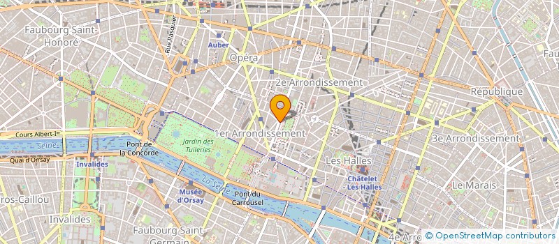 localisation de l'entreprise VOYAGES VACANCES AU SOLEIL VVS à PARIS