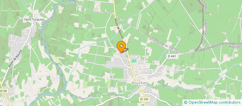 localisation de l'entreprise VOYAGESONG PRODUCTION  BOUCHET