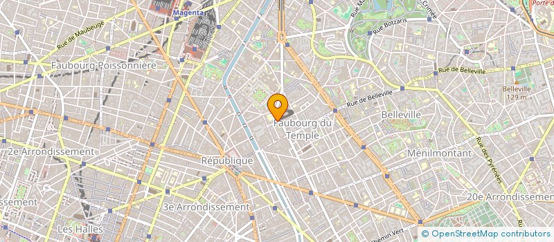 localisation de l'entreprise VOYAGEUR  PARIS