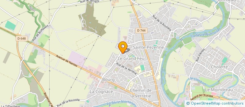 localisation de l'entreprise VOYAGEURS SOLIDAIRES à NIORT