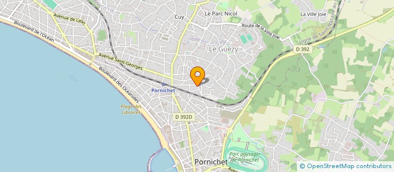 localisation de l'entreprise VOYAGEZ VOS PASSIONS  LA BAULE-ESCOUBLAC