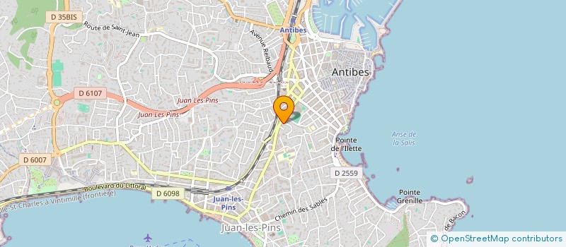 localisation de l'entreprise VOYANCE DE LUNA à ANTIBES