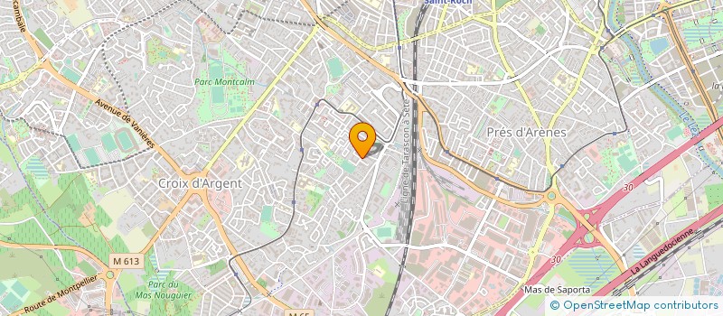 localisation de l'entreprise VOYANCE ET LUMIERE à MONTPELLIER