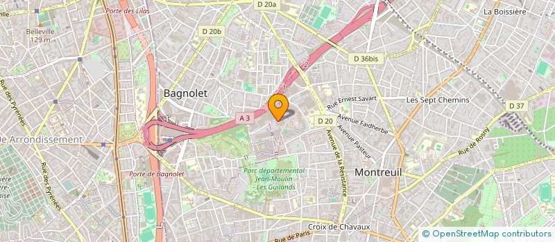 localisation de l'entreprise VOYANET SARL à MONTREUIL