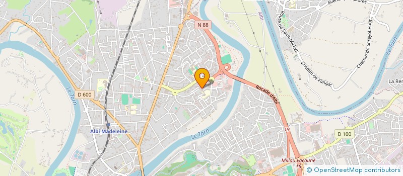 localisation de l'entreprise VOYANTS ROUGES à ALBI