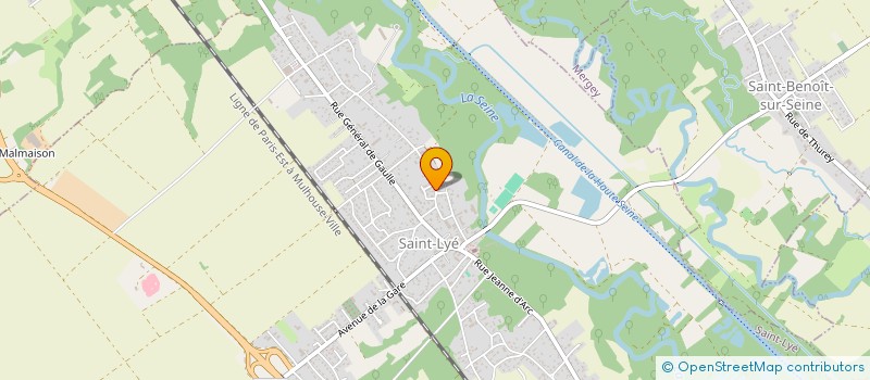 localisation de l'entreprise VOYARD  SAINT-LYE