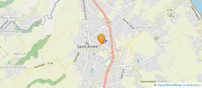 localisation de l'entreprise VOYAZIL à SAINT-ANDRE