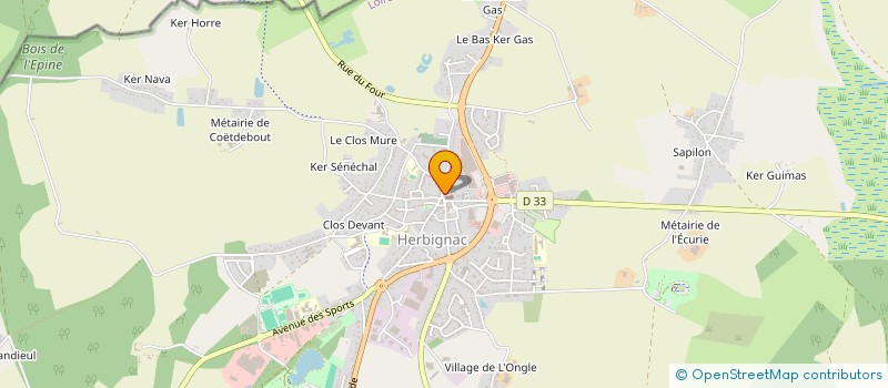 localisation de l'entreprise VOYELLES à HERBIGNAC