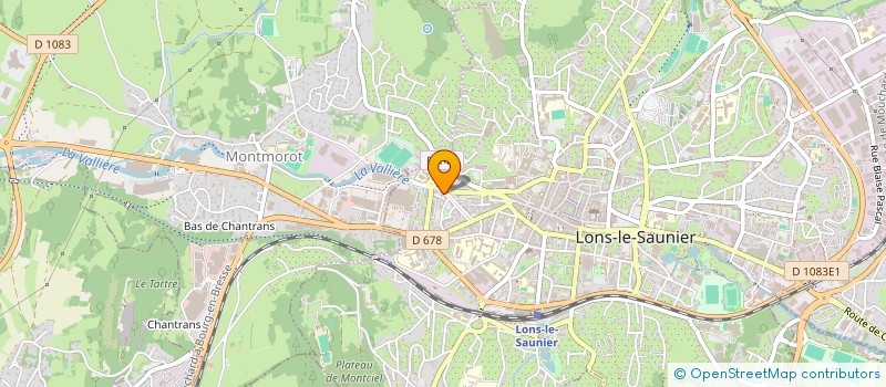 localisation de l'entreprise VOYEMANT à LONS-LE-SAUNIER