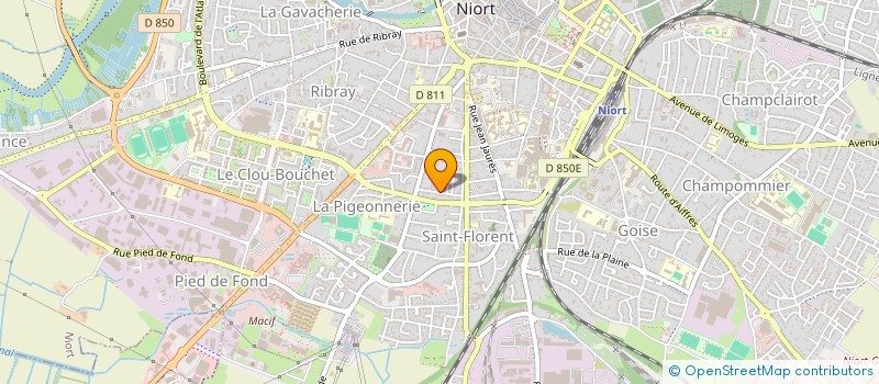 localisation de l'entreprise VOYER FILS à NIORT