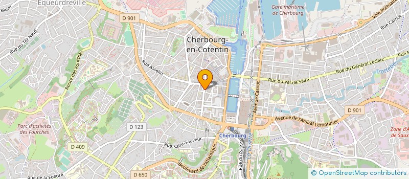 localisation de l'entreprise VOYFRE  CHERBOURG-EN-COTENTIN