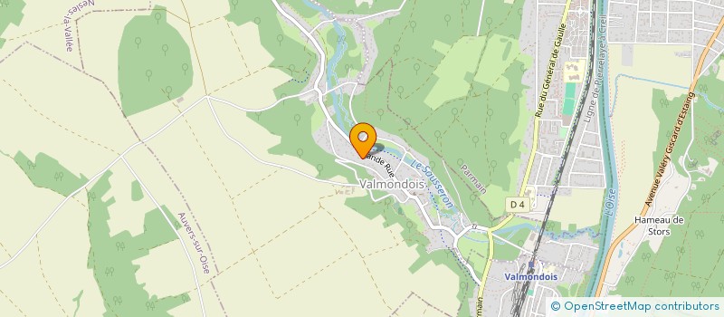 localisation de l'entreprise VOYNA  VALMONDOIS