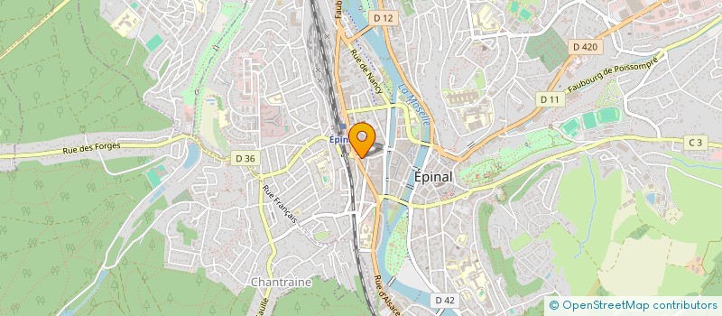 localisation de l'entreprise VOYOU 88 à EPINAL