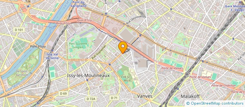 localisation de l'entreprise VOZ CONCEPT à ISSY-LES-MOULINEAUX