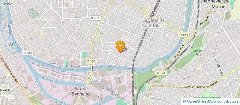 localisation de l'entreprise VOZA INVEST à SAINT-MAUR-DES-FOSSES