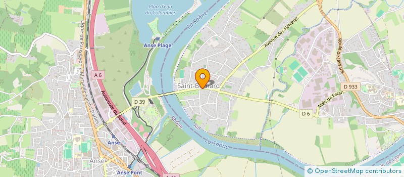 localisation de l'entreprise VP  SAINT-BERNARD