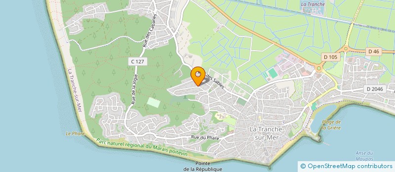 localisation de l'entreprise VP 47 à LA TRANCHE-SUR-MER
