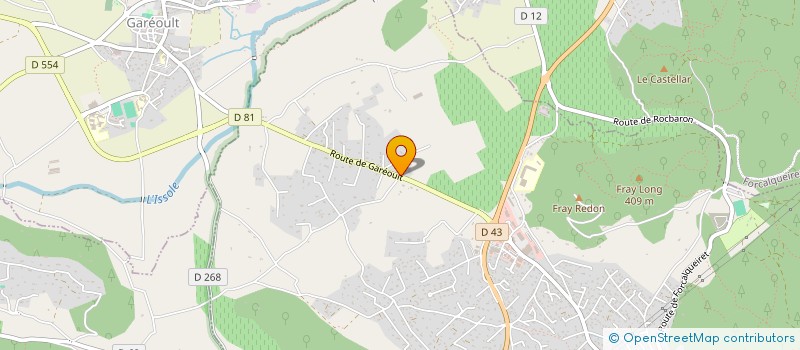 localisation de l'entreprise VP  ROCBARON