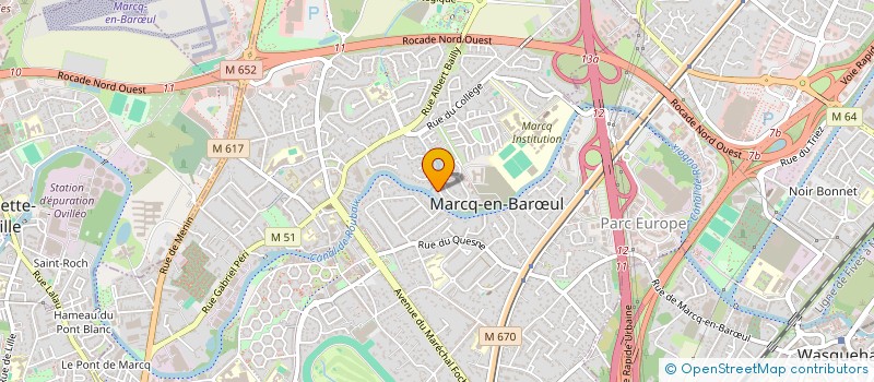 localisation de l'entreprise VP à MARCQ-EN-BARŒUL
