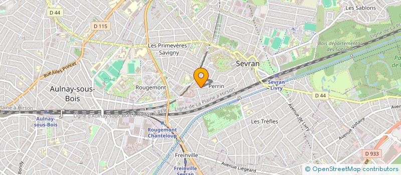 localisation de l'entreprise VP à SEVRAN